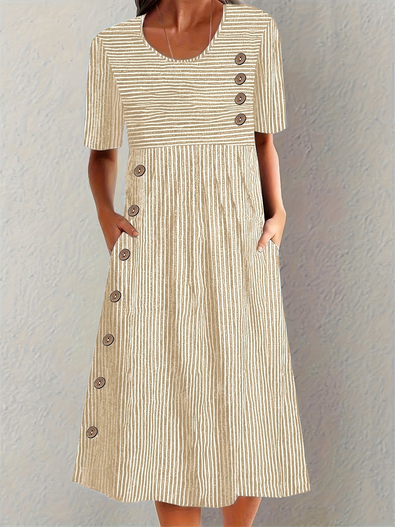 Britt - Gestreiftes Sommerkleid