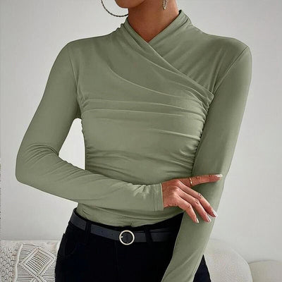 Jane™ | Klassisches Cross-Neck Top