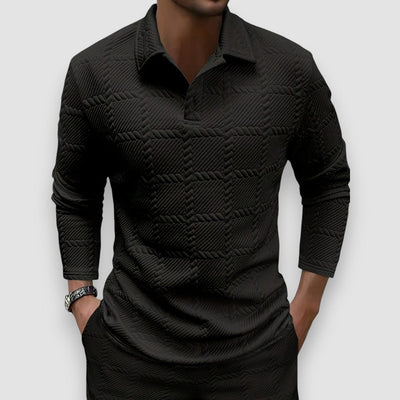 Rian | Gestrickt Polo Shirt
