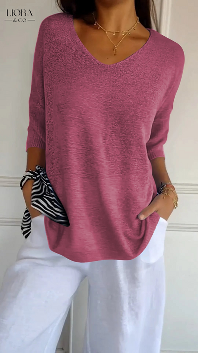 MAIA™ | LANGÄRMLIGES BAUMWOLL-SHIRT