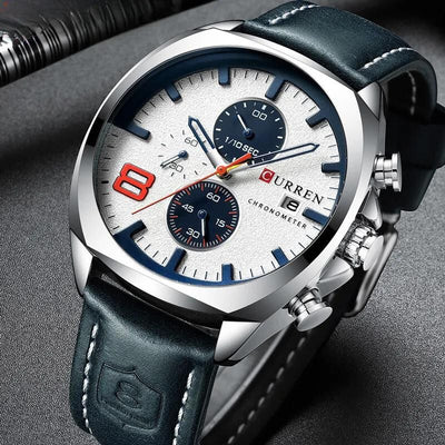 Wasserdichte Chronographen-Sportuhr | mit Militär-Design