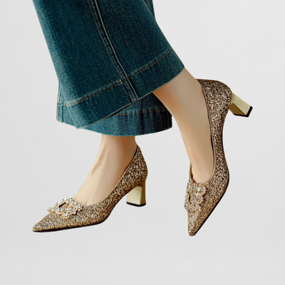 Gloria | Glitzernde Pumps