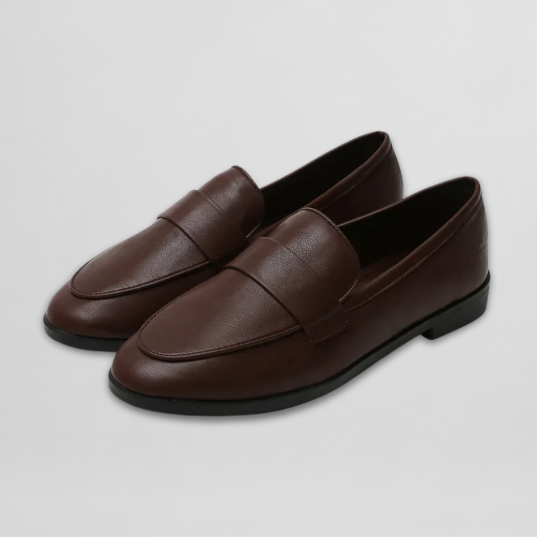 Tanja | Retro Leder Loafer