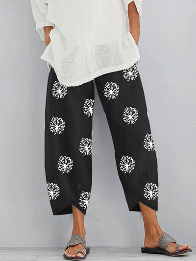 Jolissa – Kurze Hose Mit Löwenzahn Drucken