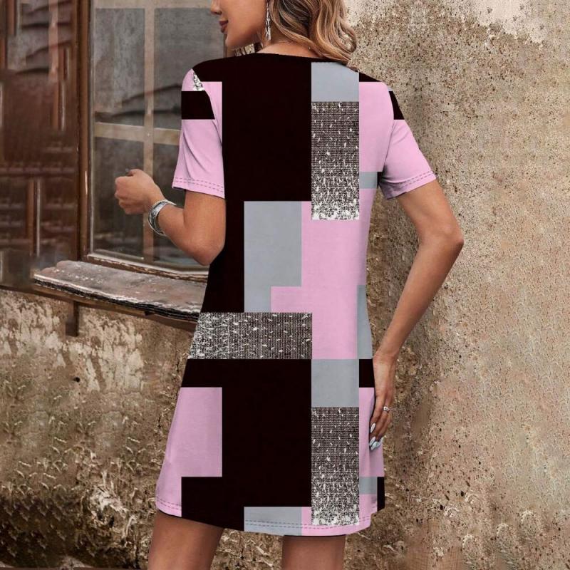 Celia - Lässiges Kleid Mit Farbblock