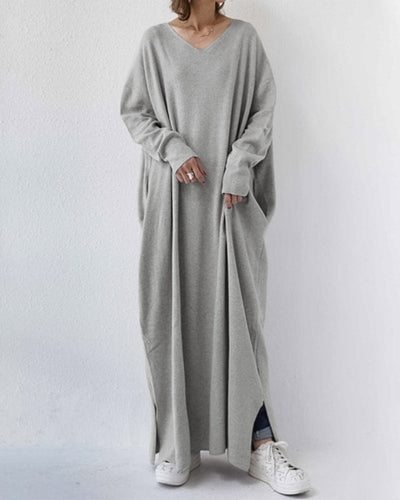 Bella™ | Elegantes Winter-Maxikleid für Frauen mit langen Ärmeln