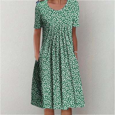 Anna™ | Stylisches und lässiges geblümtes Kleid mit Taschen