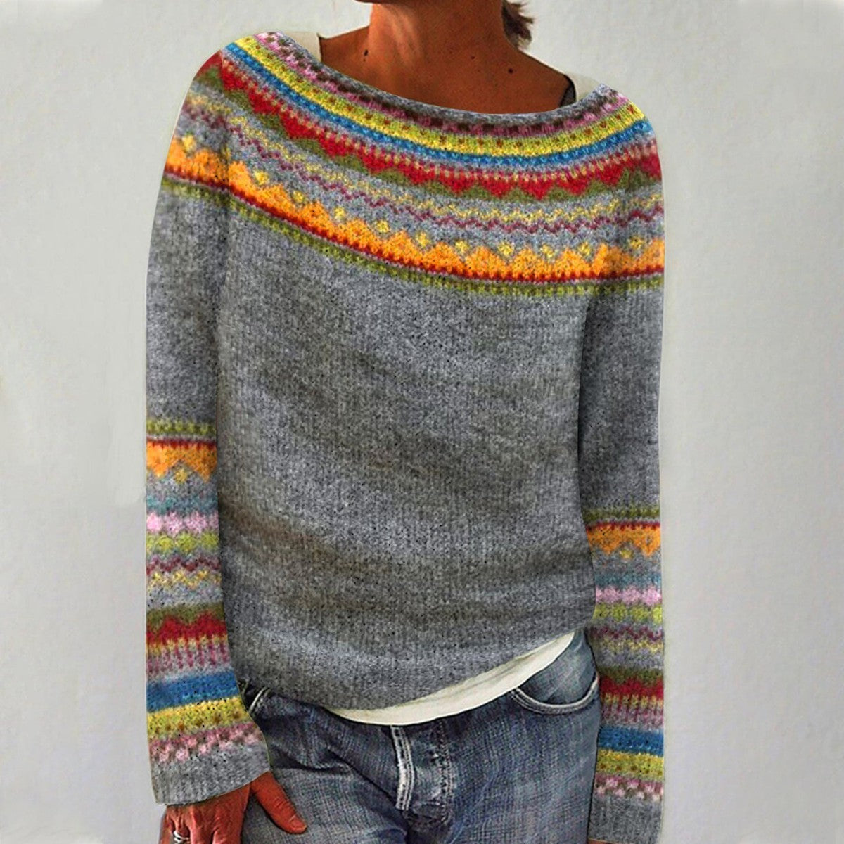 Kirra | Maglione retrò autunnale