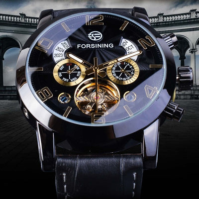 Luxuriöse, mechanische | Tourbillon-Automatikuhr