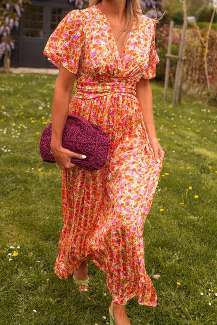 Sofia™ Langes Kleid aus Baumwolle für Frauen