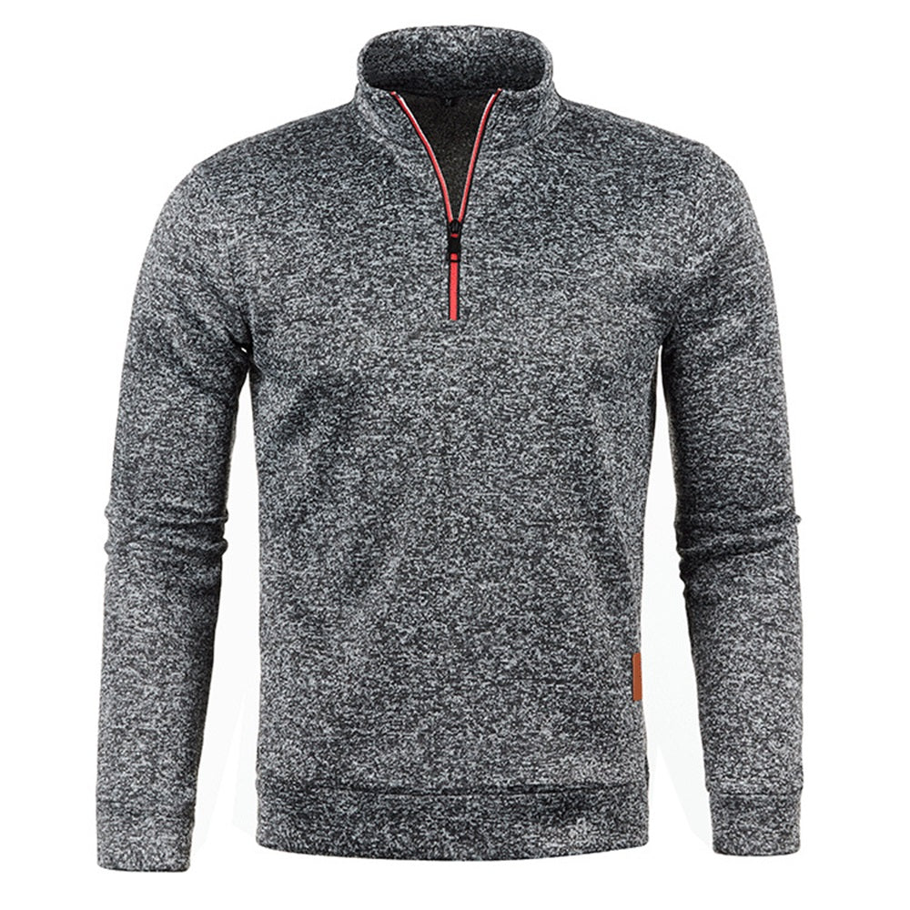 Bjorn | Comodo maglione da uomo con mezza zip