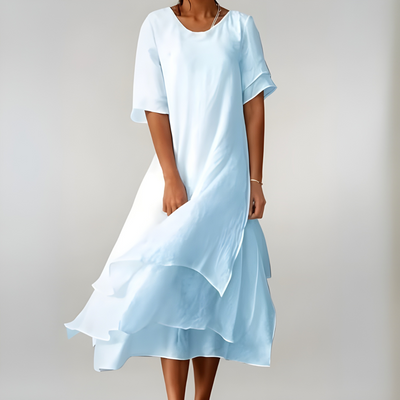 Agnès | Leichte und elegante lange Baumwollrobe