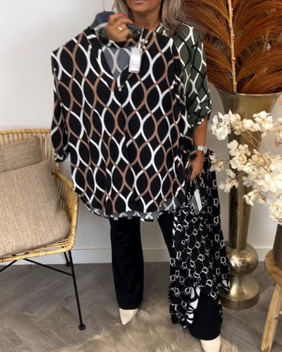 Nora | Bluse mit grafischem Print