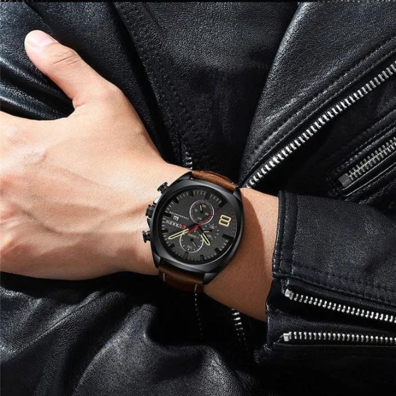 Wasserdichte Chronographen-Sportuhr | mit Militär-Design
