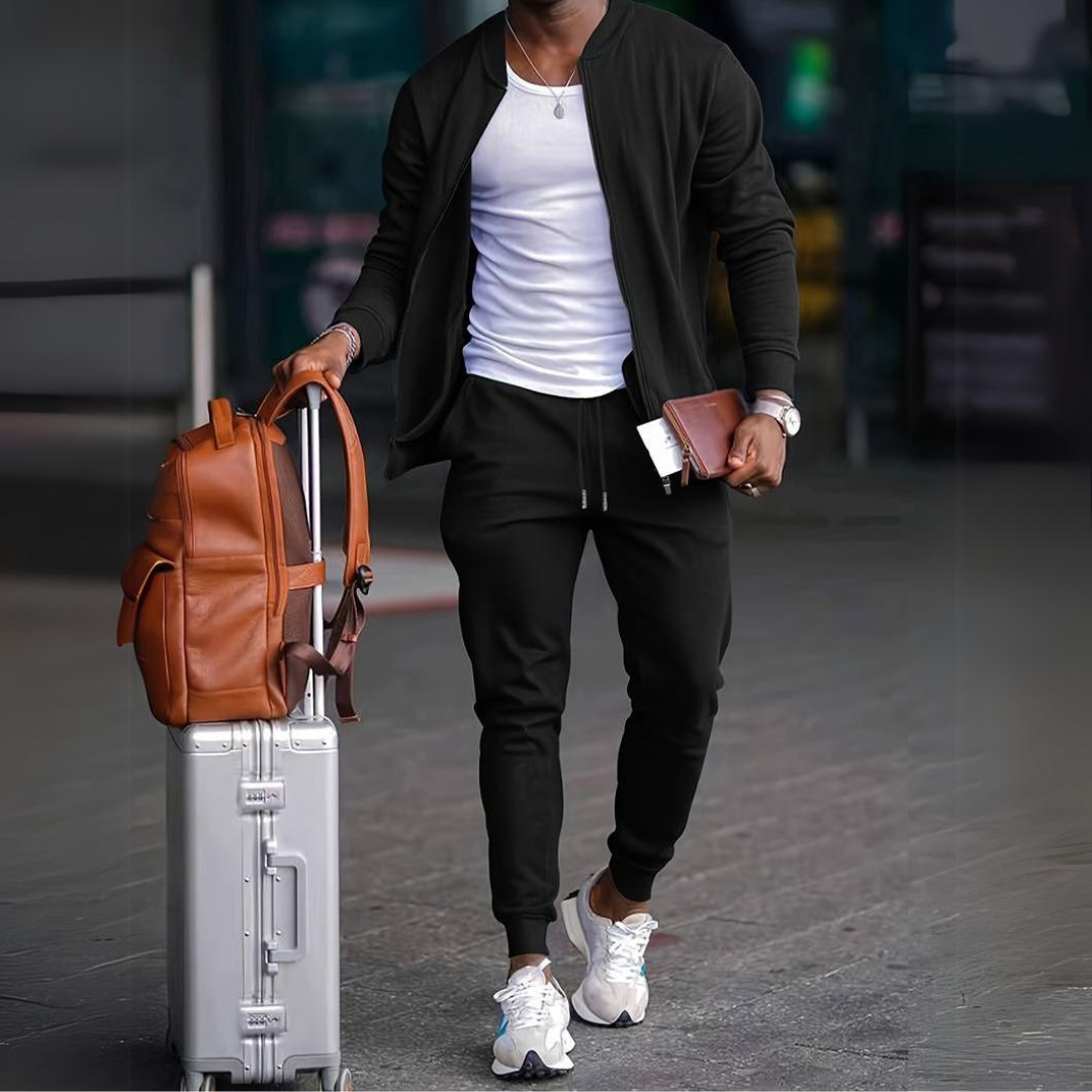 "SportFlex" - completo sportivo a maniche lunghe da uomo