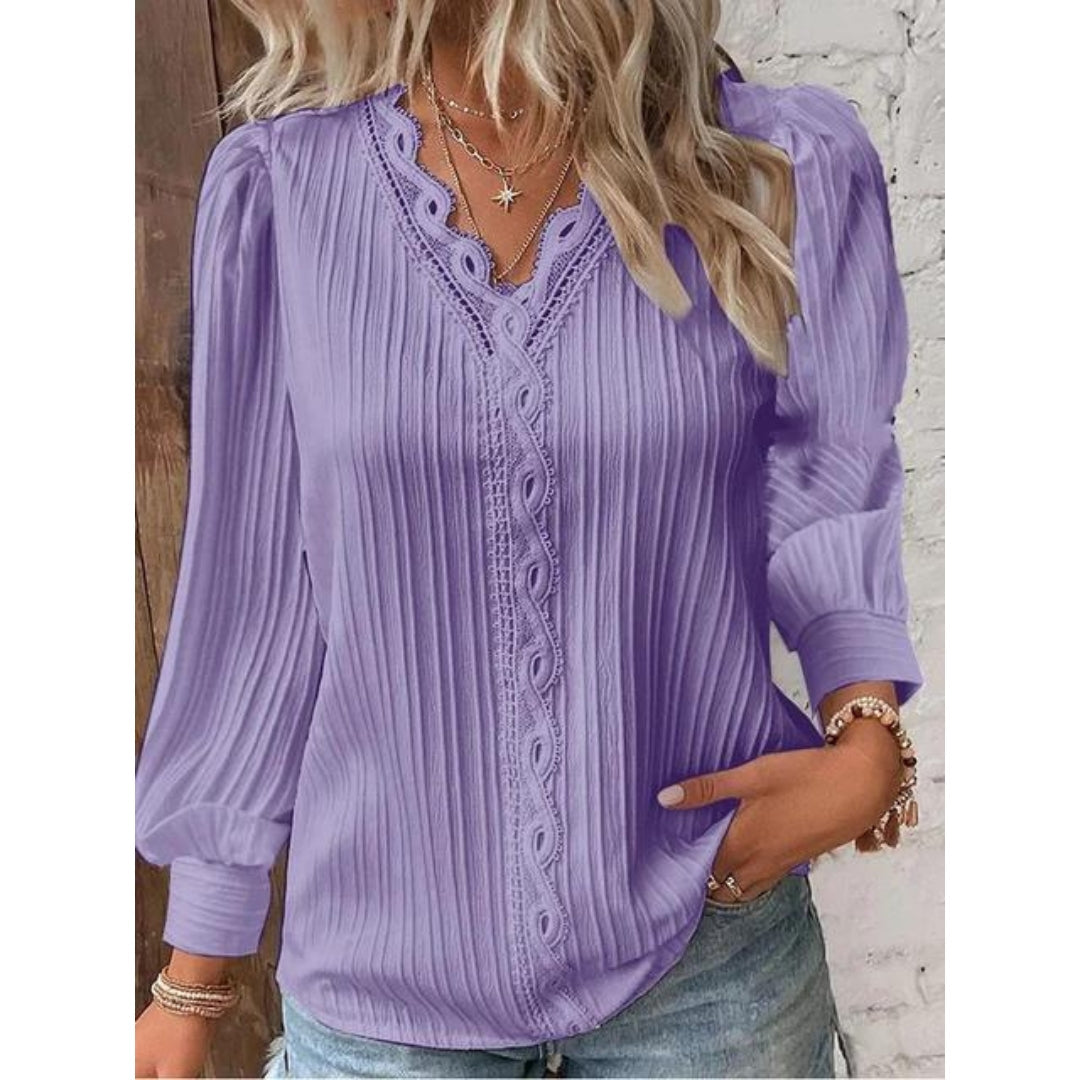 Luna™ - Elegante Biesenbluse