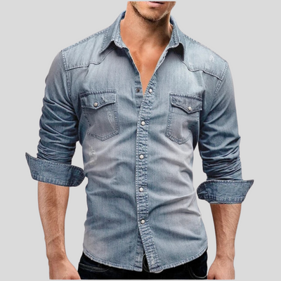 Leroy® - Lässiges Herrenhemd aus Denim