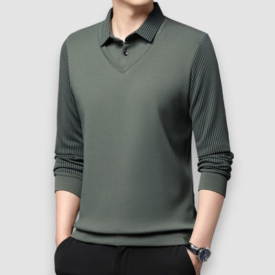 Lumier | Langärmeliges Poloshirt