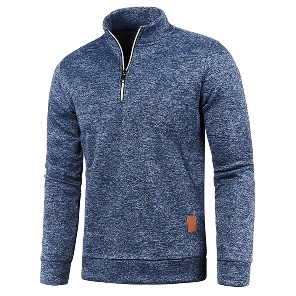 Bjorn | Comodo maglione da uomo con mezza zip