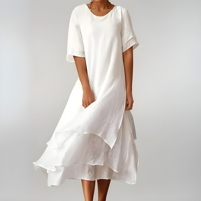 Agnès | Leichte und elegante lange Baumwollrobe