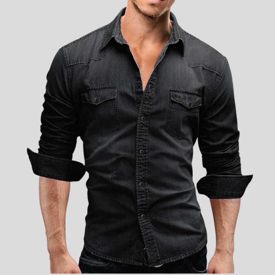 Leroy® - Lässiges Herrenhemd aus Denim