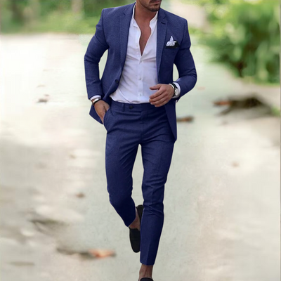 Agosto™ | Abito elegante da uomo (giacca + pantaloni)