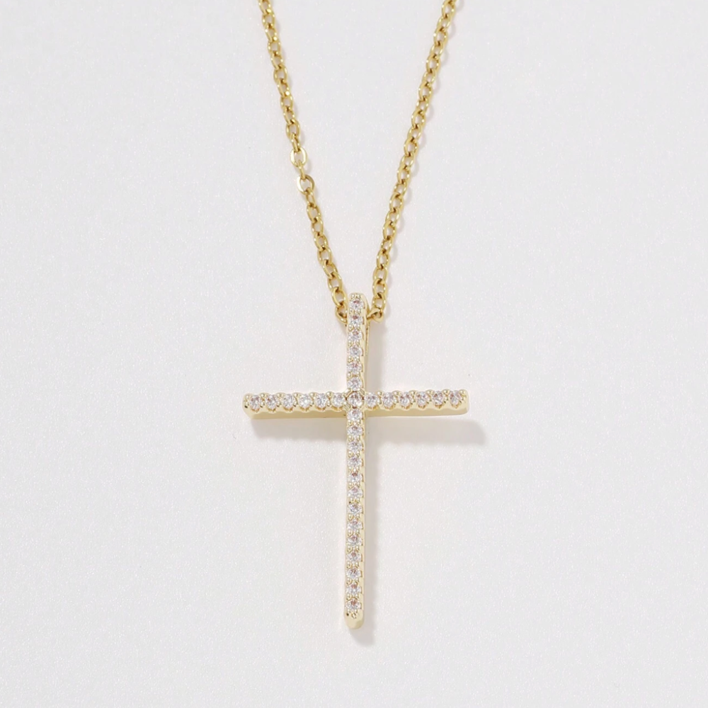 Collana Proverbi - oro / pietre bianche