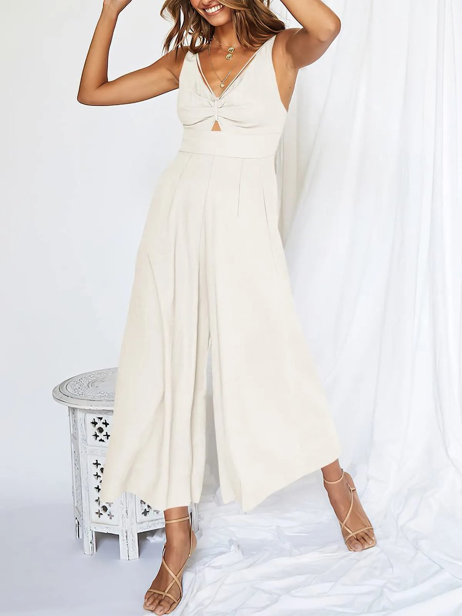 Maren - Jumpsuit mit V-Ausschnitt