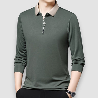 Enzo | Langärmeliges Business-Polohemd