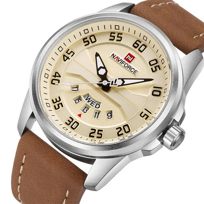 Quarzuhr | mit Lederarmband