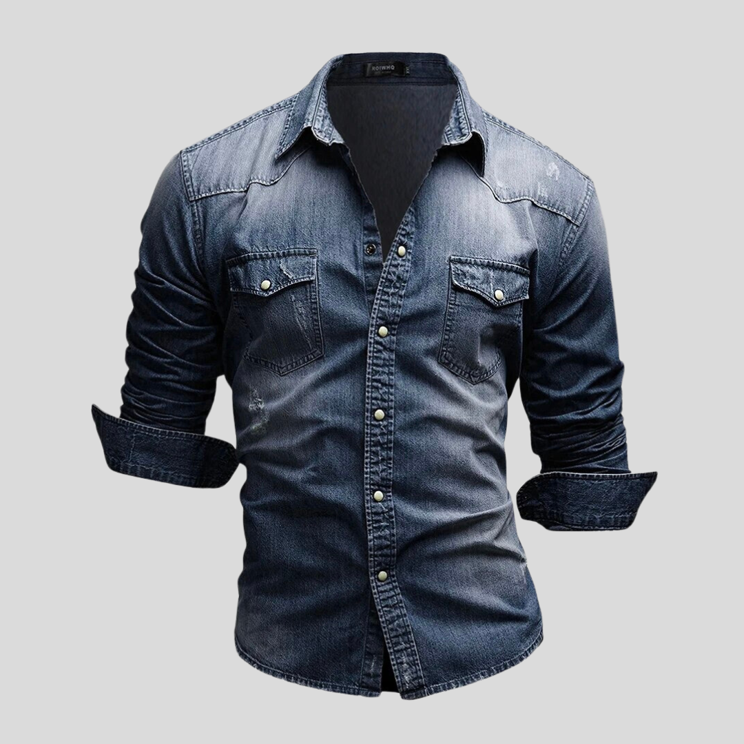 Leroy® - Lässiges Herrenhemd aus Denim