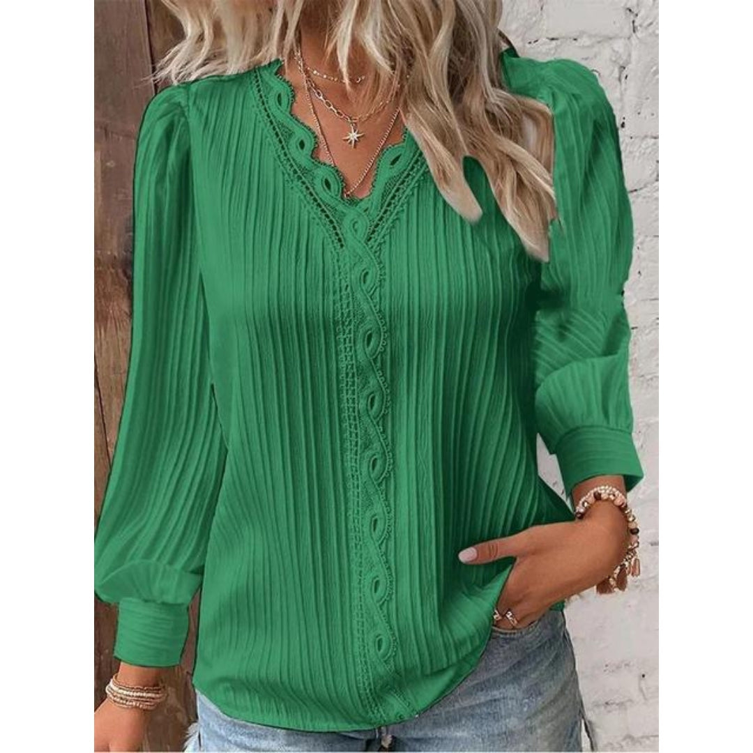 Luna™ - Elegante Biesenbluse