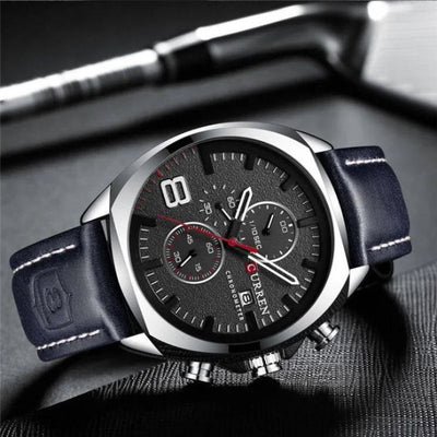 Wasserdichte Chronographen-Sportuhr | mit Militär-Design
