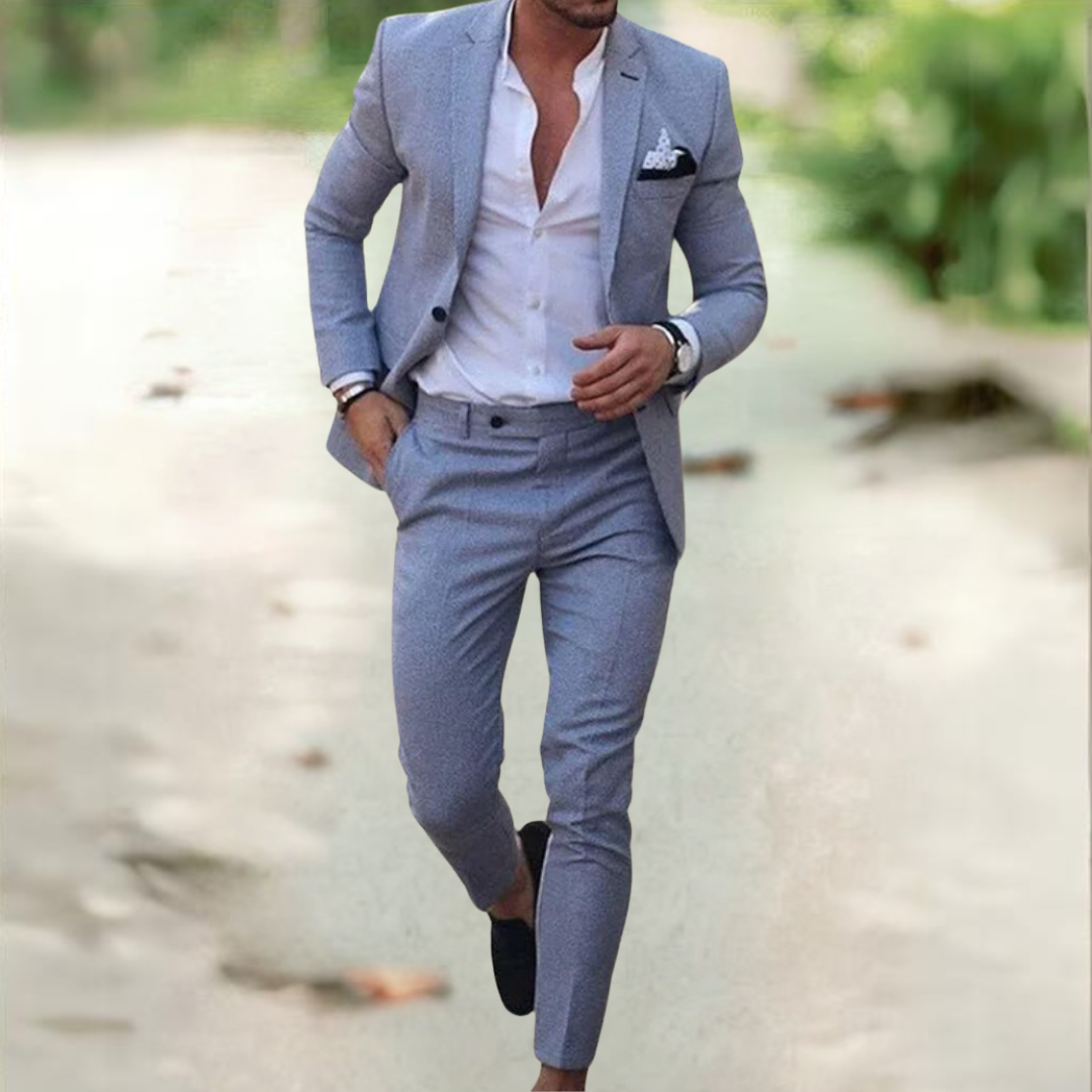 Agosto™ | Abito elegante da uomo (giacca + pantaloni)