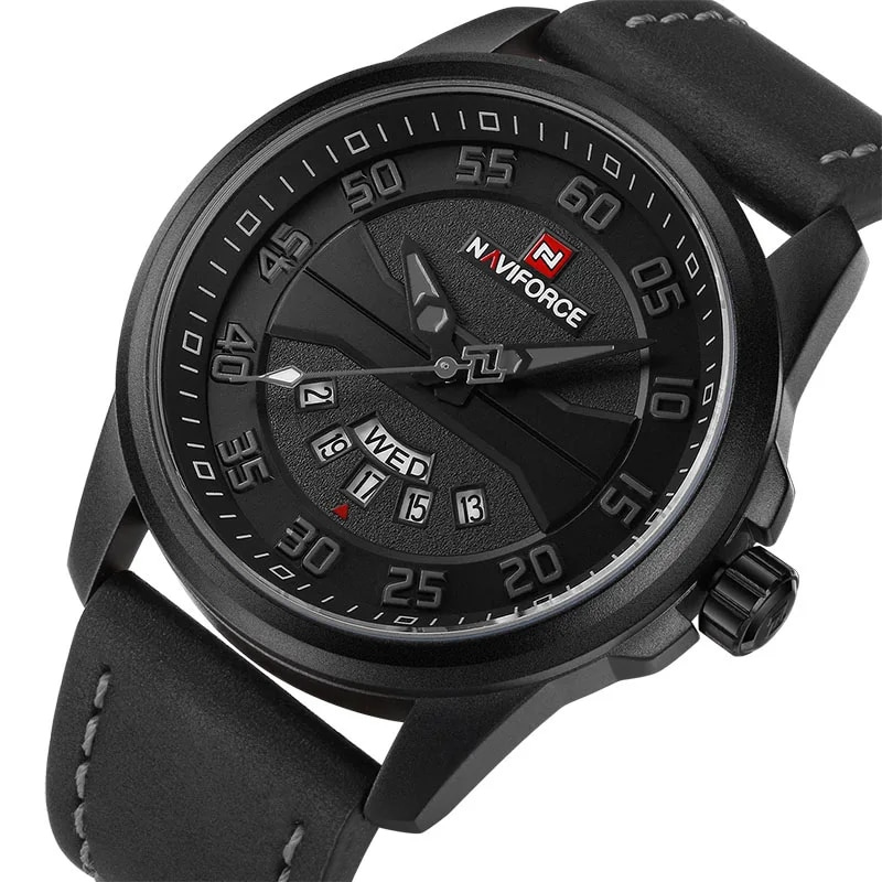 Quarzuhr | mit Lederarmband