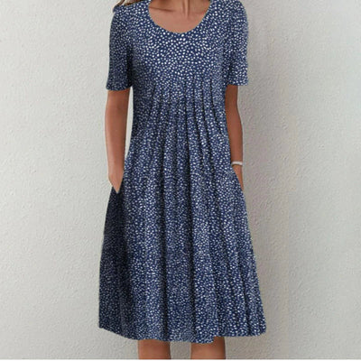 Anna™ | Stylisches und lässiges geblümtes Kleid mit Taschen