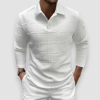 Rian | Gestrickt Polo Shirt
