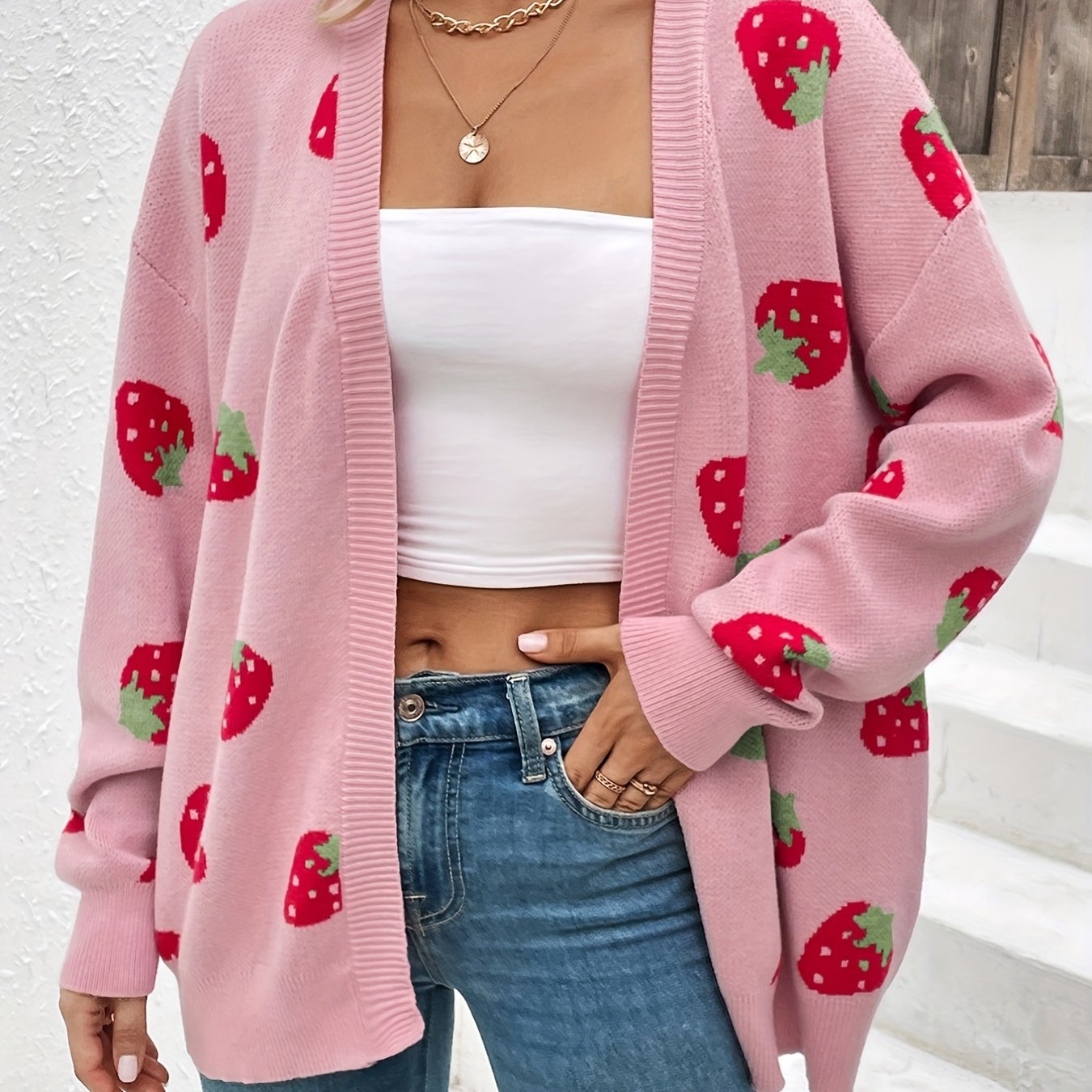 Cardigan fraise Berries™