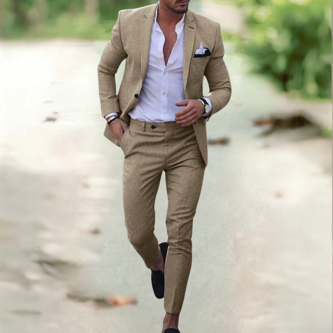Agosto™ | Abito elegante da uomo (giacca + pantaloni)