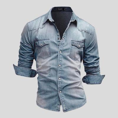 Leroy® - Lässiges Herrenhemd aus Denim