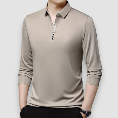 Enzo | Langärmeliges Business-Polohemd