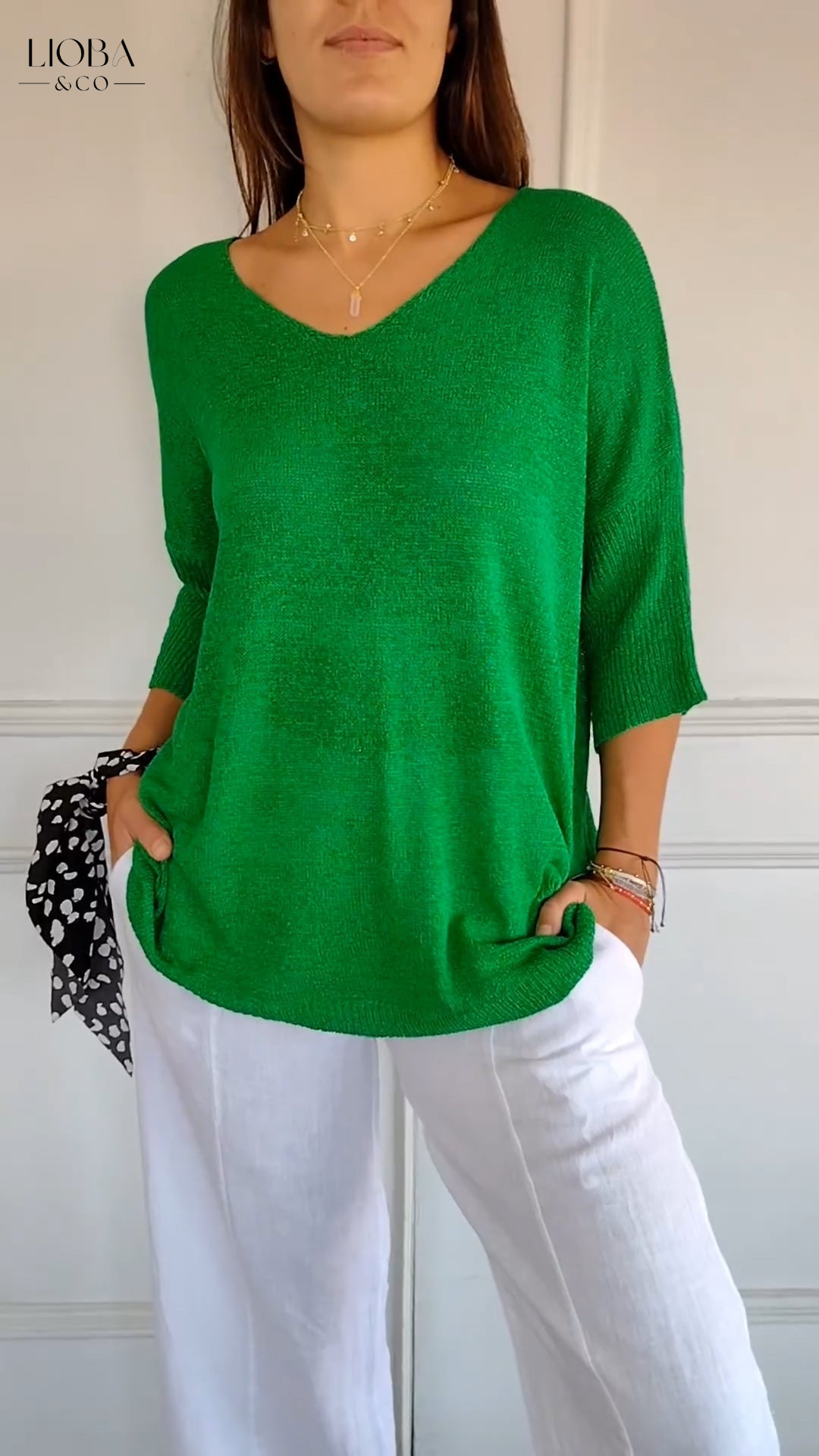 MAIA™ | LANGÄRMLIGES BAUMWOLL-SHIRT