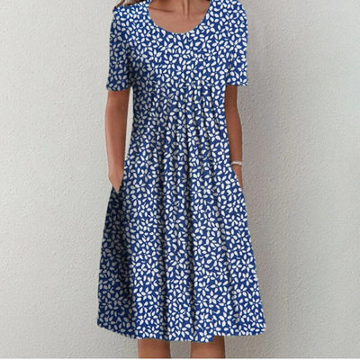 Anna™ | Stylisches und lässiges geblümtes Kleid mit Taschen
