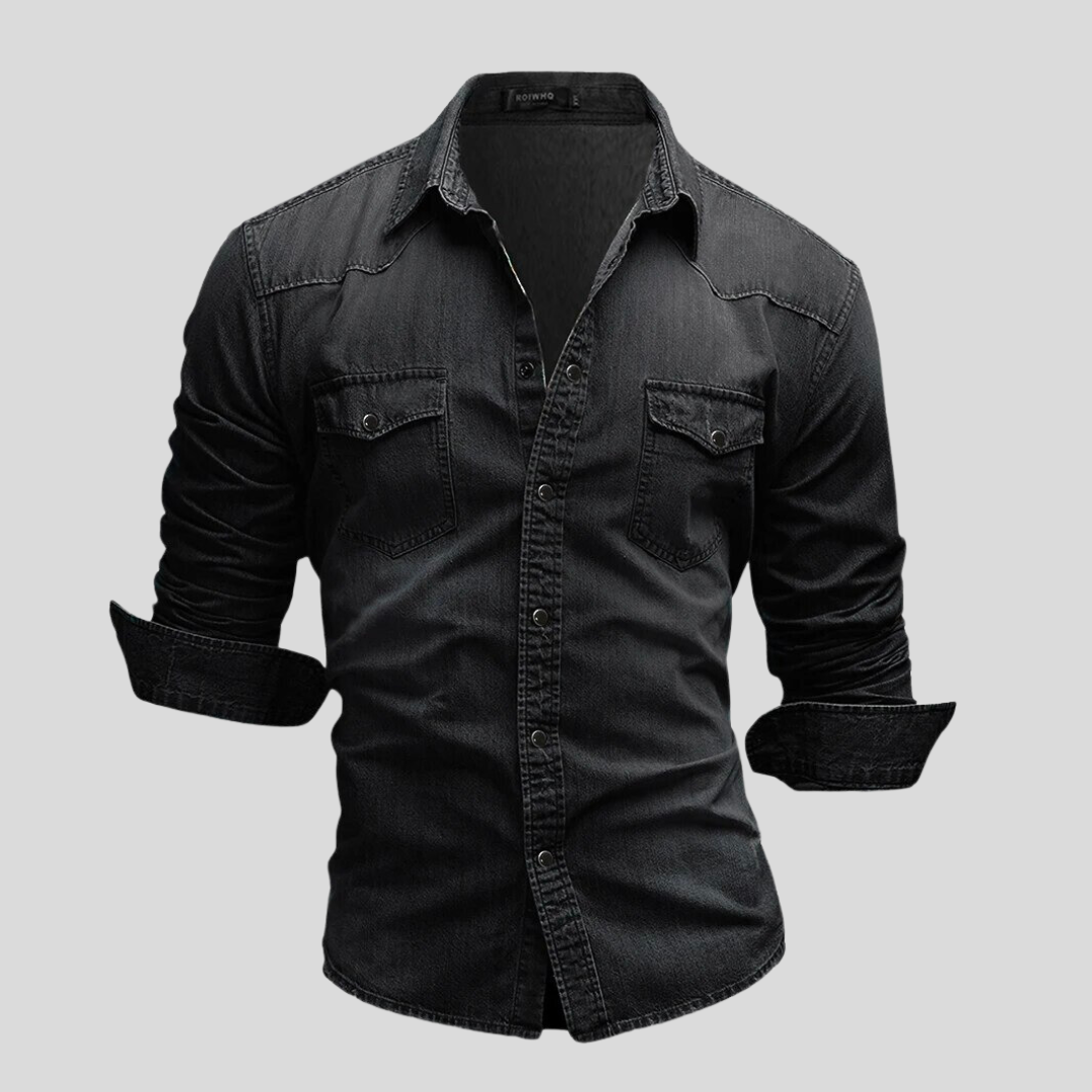 Leroy® - Lässiges Herrenhemd aus Denim
