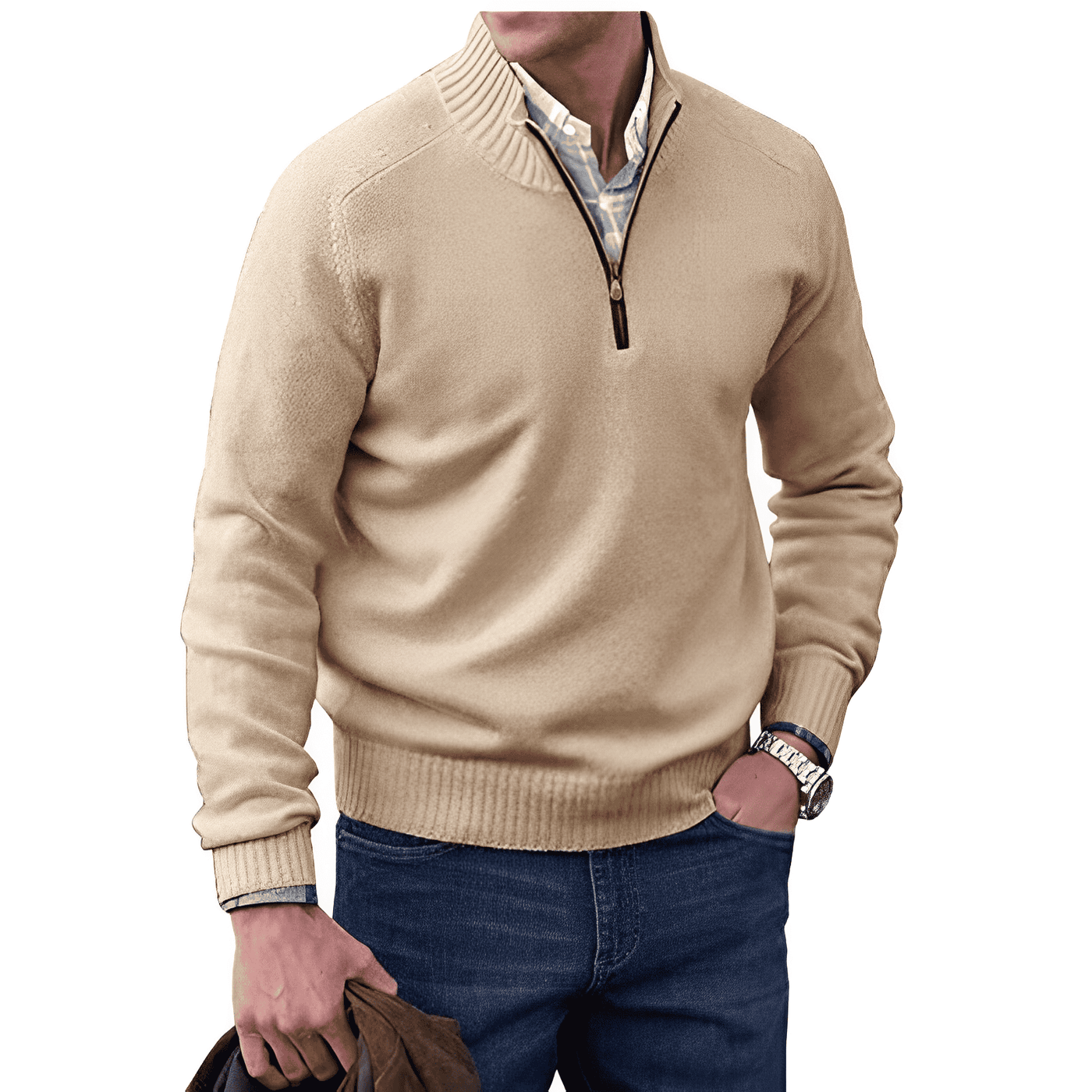 Jason® - Pullover mit Reißverschluss