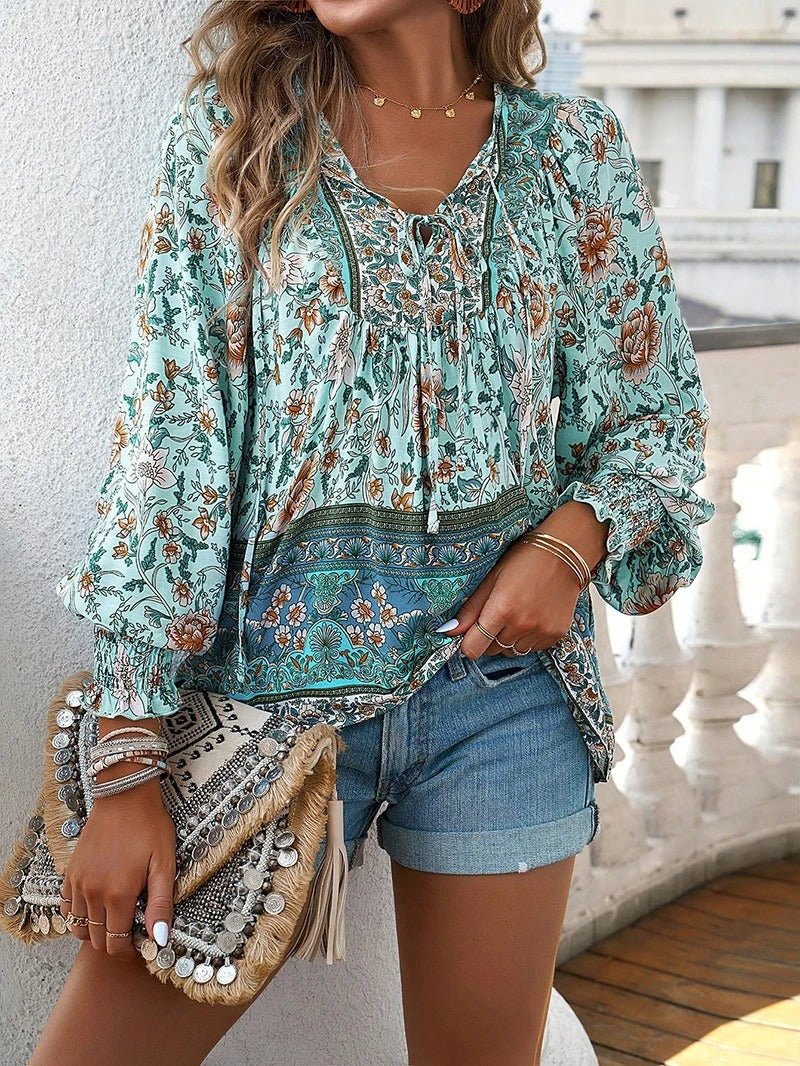 Helena™ | Sommer Blumen Top