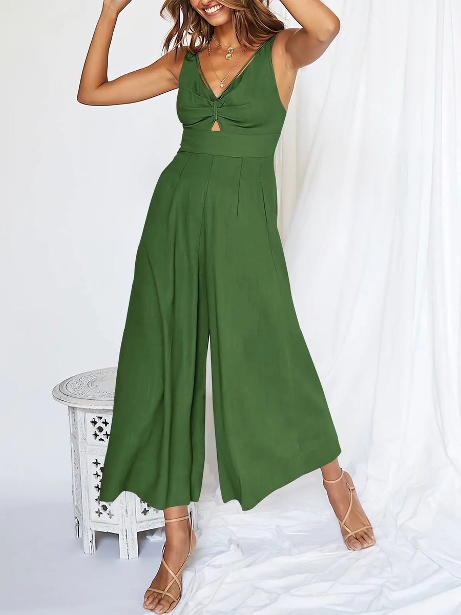 Maren - Jumpsuit mit V-Ausschnitt
