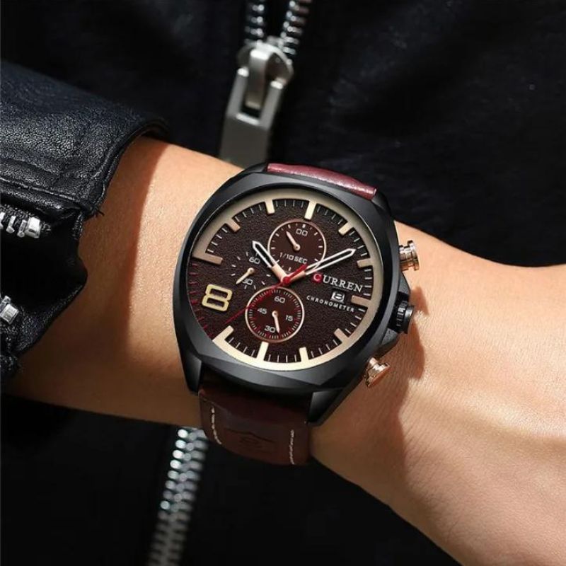 Wasserdichte Chronographen-Sportuhr | mit Militär-Design