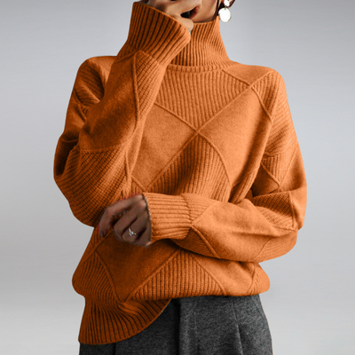 Adelina - Le pull doux col roulé 