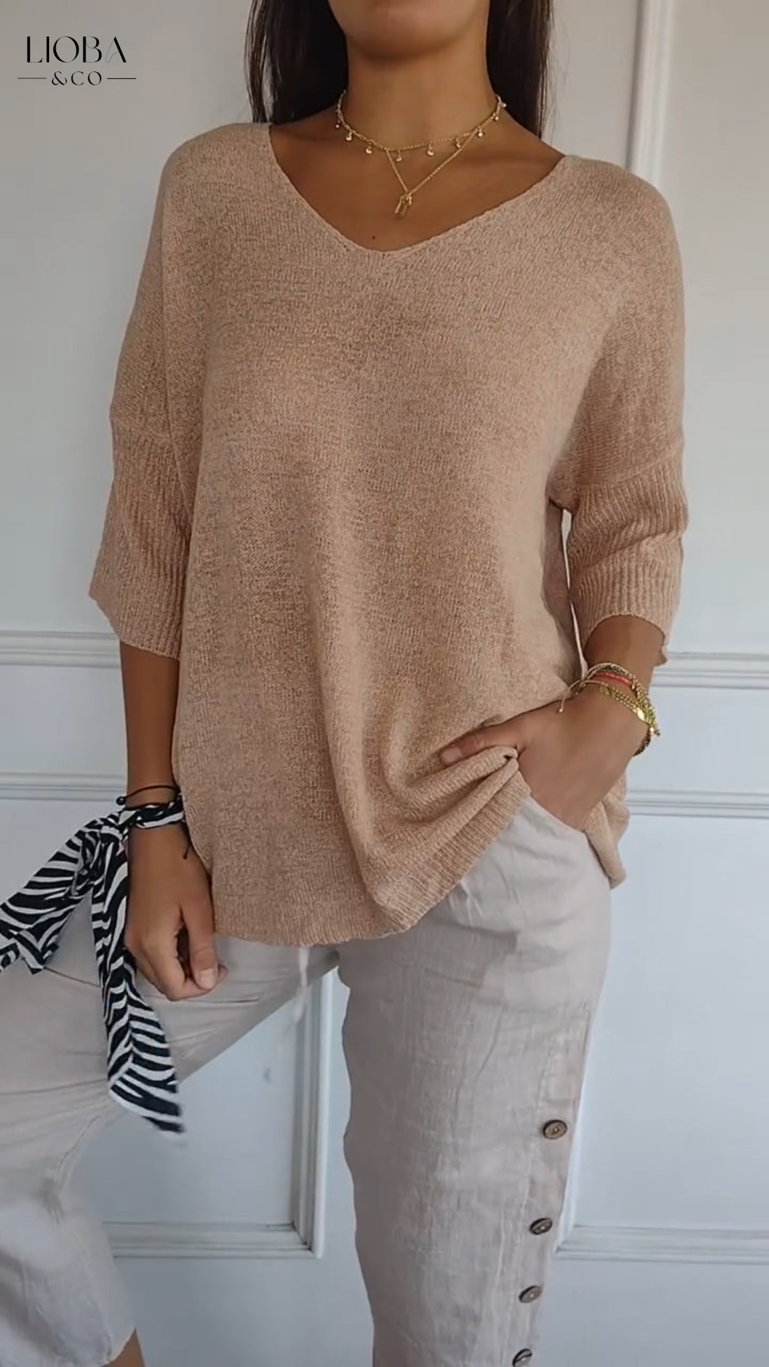 MAIA™ | LANGÄRMLIGES BAUMWOLL-SHIRT